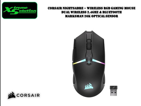 Corsair NightSabre - Wireless RGB Gaming Mouse