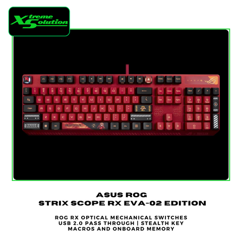 Asus Rog Strix Scope Rx Eva-02 Edition Wired Mechanical Keyboard
