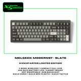 Melgeek Modern97 Slate & Nappa - Triple Mode Wireless Mechanical Keyboard
