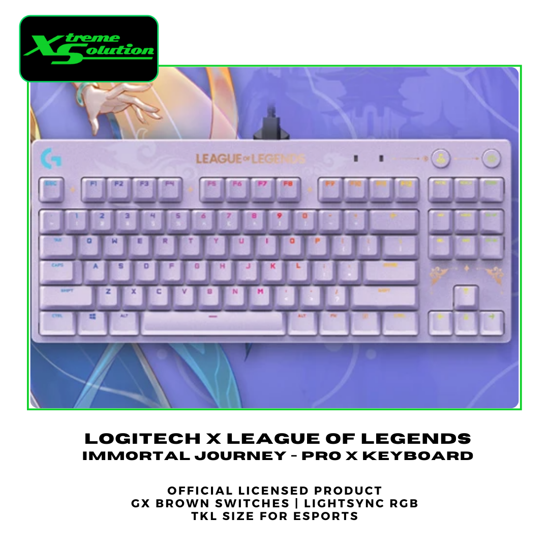 Logitech X League Of Legends Immortal Journey G Pro X Wired