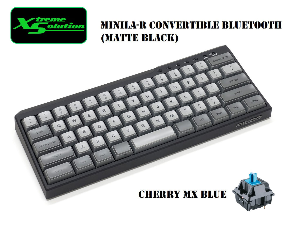 Filco Minila-R Convertible Matte Black - Bluetooth Mechanical