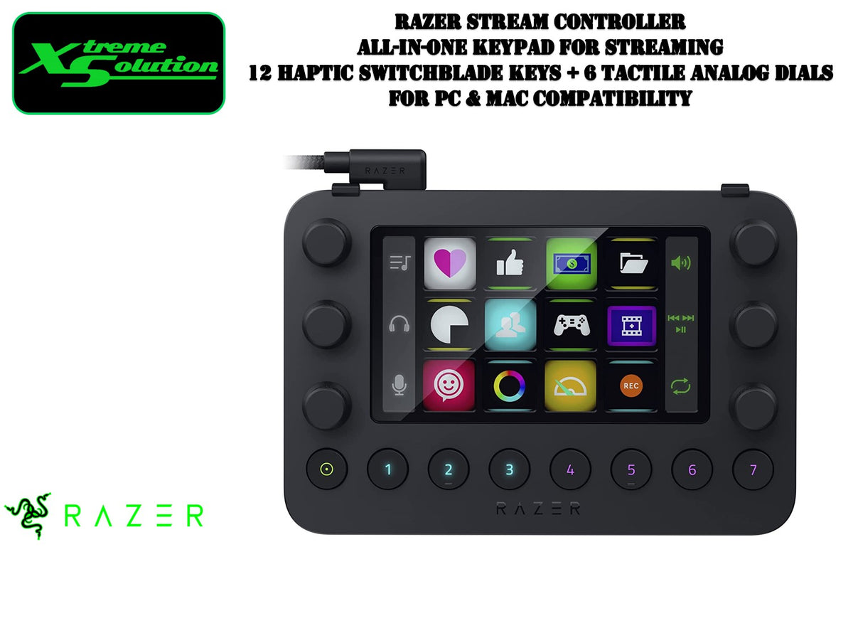  Razer Stream Controller X: All-in-One Keypad for