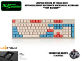 Leopold FC900R BT Coral Blue - Bluetooth Mechanical Keyboard | PBT Doubleshot