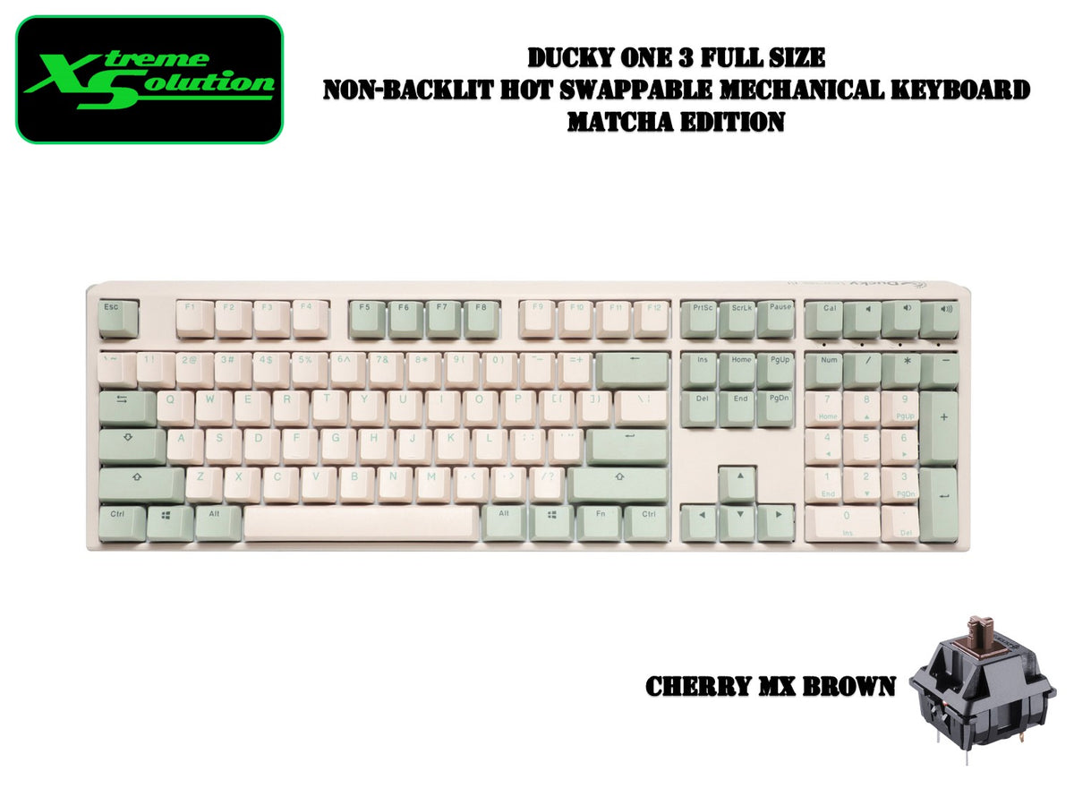 Ducky One 3 Matcha Edition - Full Size Hotswapable Mechanical