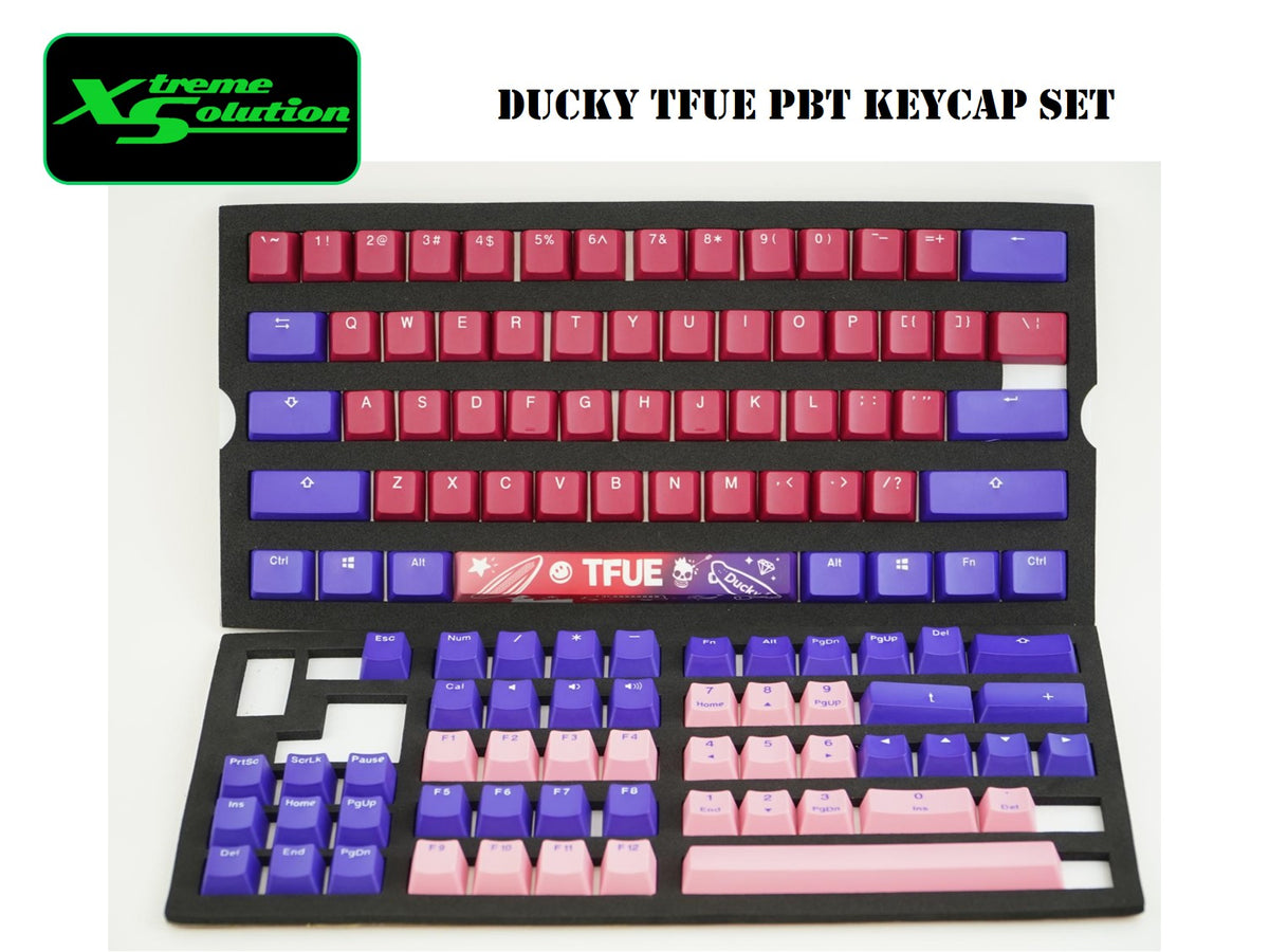 Ducky × tfue keycap set Ducky X TFUE - PBT Double Shot Keycap : Meckeys.com : Keycaps