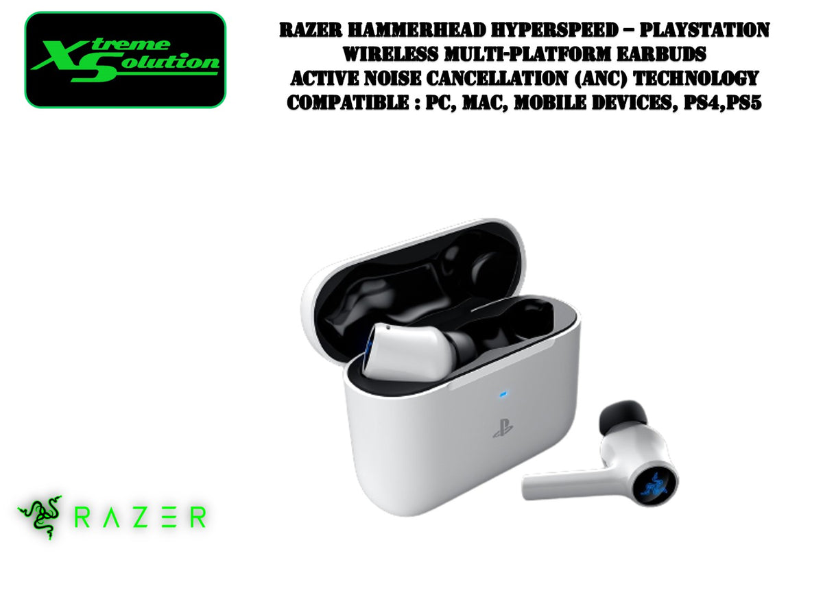 Wireless Multi-Platform Gaming Earbuds - RAZER HAMMERHEAD HYPERSPEED