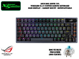 ASUS ROG Azoth 75% Wireless D.I.Y Custom Hotswappable Gaming Keyboard (Black/White)