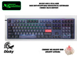 Ducky One 3 Full-Size Cosmic Blue Edition - RGB Hotswappable Mechanical Keyboard