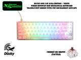 Ducky One 3 SF Aura Edition - White - Hotswap RGB Mechanical Keyboard