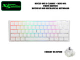 Ducky One 3 Mini - RGB HotSwappable Mechanical Keyboard - Classic White Edition (Cherry Mx Switches)