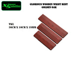 Glorious Wooden Keyboard Wrist Rest (Golden Oak/ Onyx) - Compact/TKL/Full-Size
