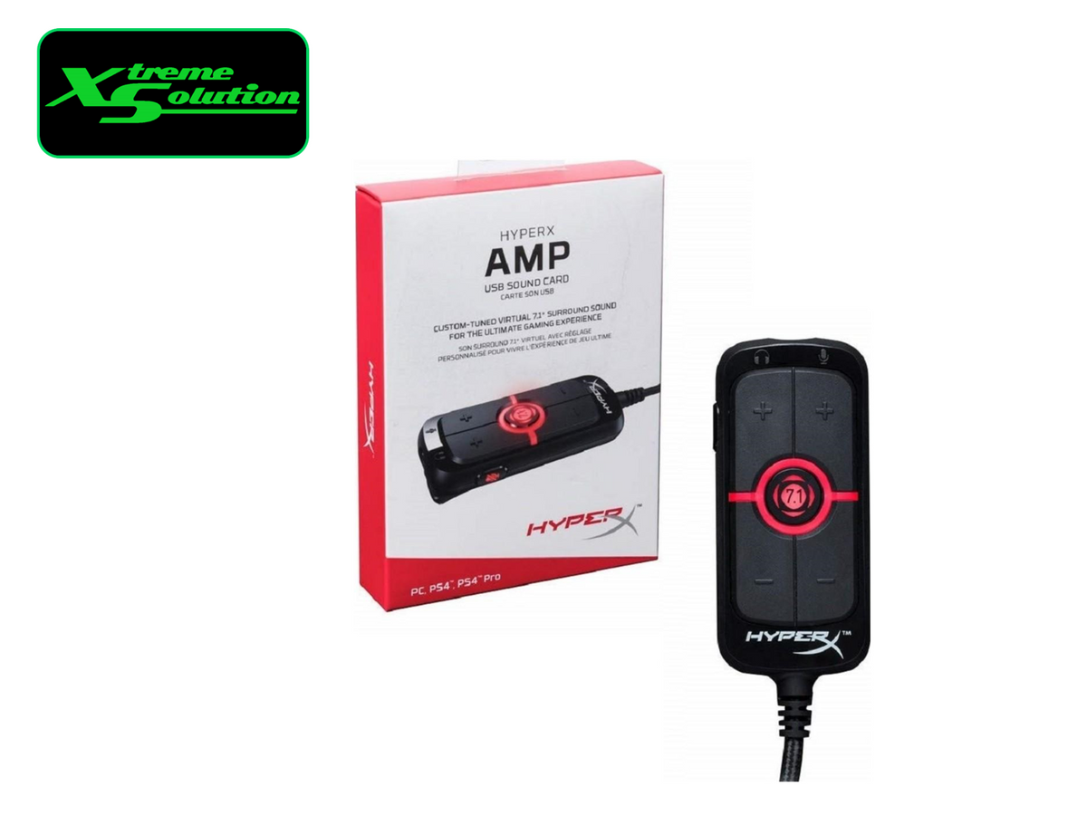HyperX Amp USB Sound Card Virtual 7.1 Surround Sound