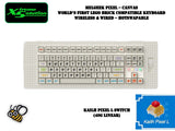 Melgeek Pixel - World's First Lego Brick Compatible Keyboard - Wireless & Wired - Hotswappable - Palette/Canvas/Christian