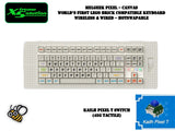 Melgeek Pixel - World's First Lego Brick Compatible Keyboard - Wireless & Wired - Hotswappable - Palette/Canvas/Christian