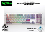 Ducky One 3 Full-Size Mist Grey Edition - RGB Hotswappable Mechanical Keyboard