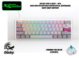 Ducky One 3 Mini Mist Grey Edition - RGB Hotswappable Mechanical Keyboard