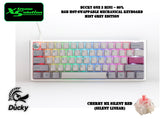 Ducky One 3 Mini Mist Grey Edition - RGB Hotswappable Mechanical Keyboard
