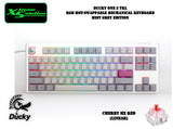 Ducky One 3 Tenkeyless Mist Grey Edition - RGB Hotswappable Mechanical Keyboard