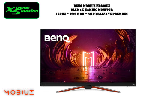 BenQ Mobiuz EX480UZ OLED 4K 48 Inch 0.1ms 120Hz 16:9 HDR Gaming Monitor