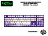 Varmilo VA108 Lavender Edition Mechanical Keyboard - White LED Backlit
