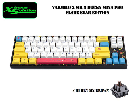 Varmilo X Ducky x MK Miya Pro Flare Star - Special Edition Bluetooth Mechanical Keyboard