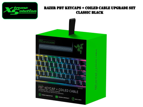 Razer PBT Keycaps + Coiled Cable Upgrade Set