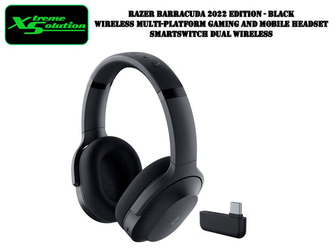 Razer Barracuda (2022) - Wireless Multi-platform Gaming and Mobile Headset - Black/White/Quartz