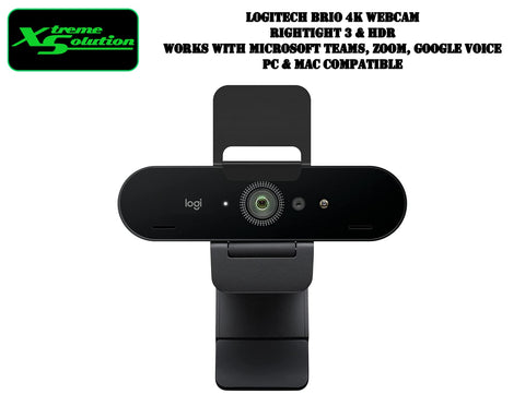 Logitech Brio - 4K Webcam with RightLight 3 & HDR