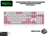 Leopold FC900RBT White Pink - Bluetooth High-End Mechanical Keyboard
