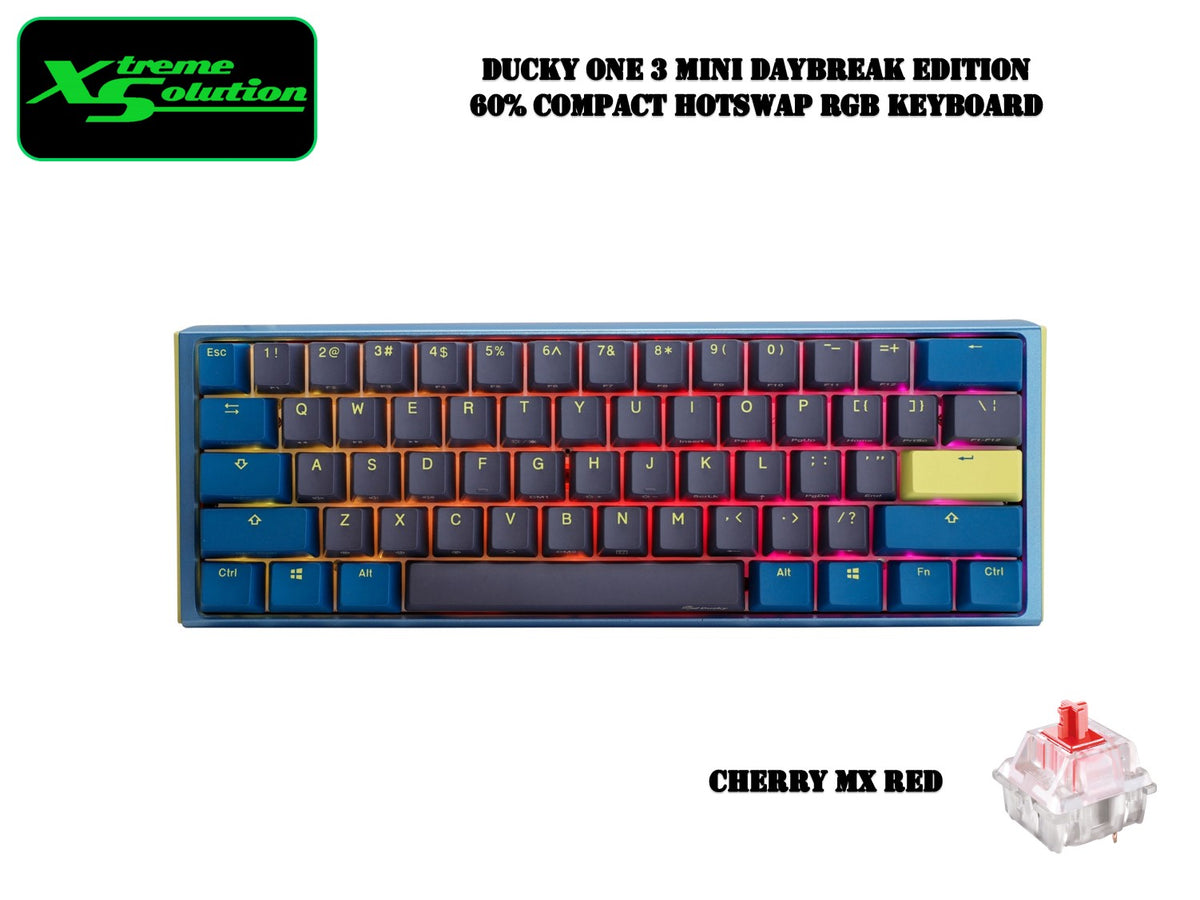 キーボード Ducky One 3 Mini 60% keyboard Daybreak Ducky One 3 Mini メカニカルキーボード US配列 60%サイズ