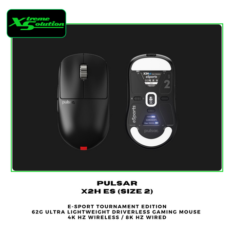 Pulsar X2H ES (Size 2) Tournament Edition Wireless Gaming Mouse