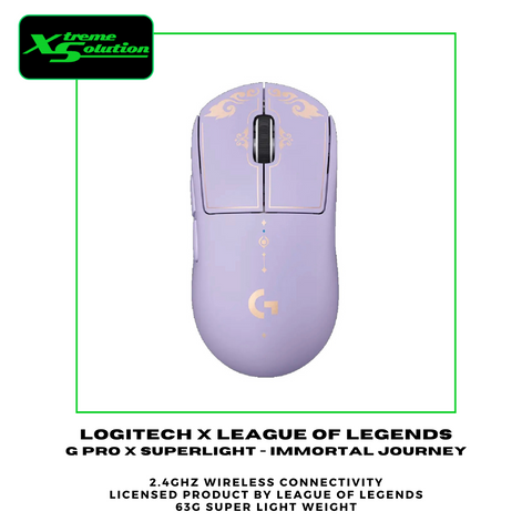 Logitech X League Of Legends Immortal Journey G Pro X Superlight