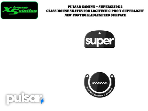 Pulsar Gaming - Superglide 2 Glass Mouse Skates For Logitech
