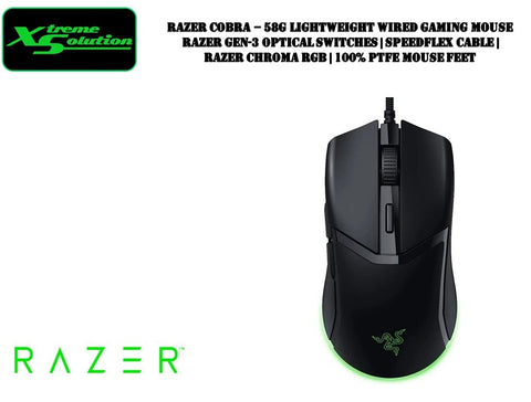 Razer Cobra - 58G Lightweight Wired Gaming Mouse