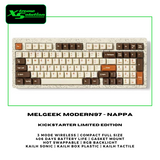 Melgeek Modern97 Slate & Nappa - Triple Mode Wireless Mechanical Keyboard