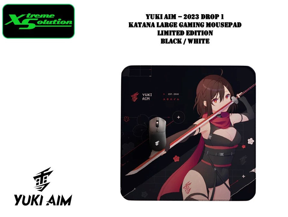 Tapis de souris YUKI AIM 2022 DROP 1 LARGE ONI YUKI PAD LIMITED blanc FPS Tapis de souris YUKI AIM 2022 DROP 1 LARGE ONI YUKI PAD LIMITED blanc FPS