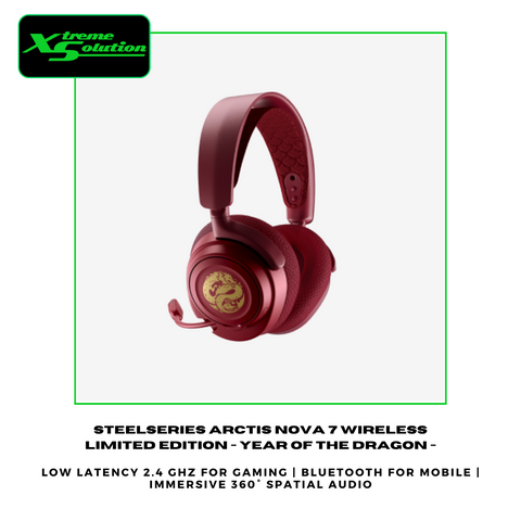 Steelseries Arctis Nova Wireless: Year Of The Dragon Edition