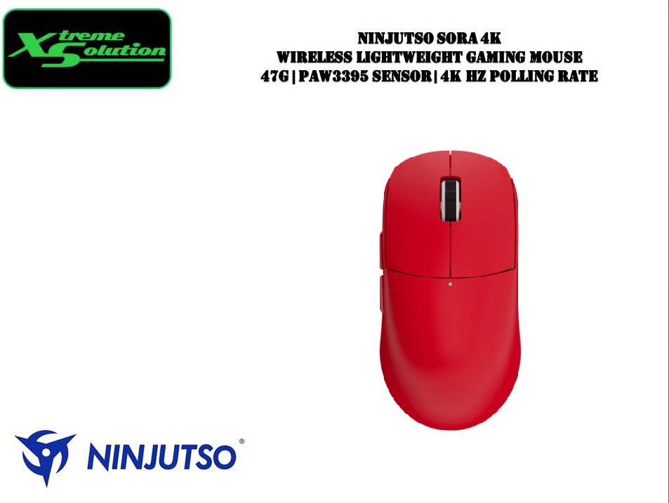 Ninjutso Sora 4K - 47G Lightweight Wireless Gaming Mouse Ninjutso Sora 4K - 47G Lightweight Wireless Gaming Mouse