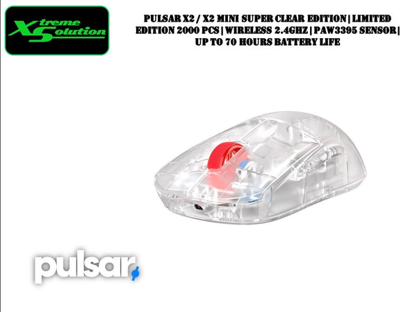 Pulsar Gaming Super Clear X2 & X2 Mini Wireless Mouse 