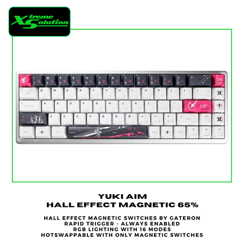 Yuki Aim Hall Effect Magnetic 65% Keyboard