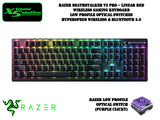 Razer Deathstalker V2 Pro - Wireless Gaming Keyboard with Low Profile Optical Switches