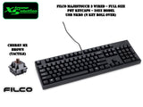 Filco Majestouch 3 - Wired Full Size 104 Keys with PBT Keycaps (2022)