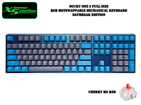 Ducky One 3 Daybreak Full Size - RGB Hotswapable Mechanical Keyboard