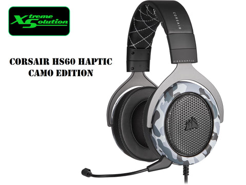 Corsair HS60 HAPTIC Stereo Gaming Headset with Haptic Bass (Camo)