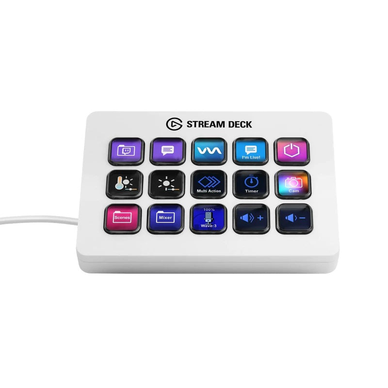 Elgato Stream Deck Mark 2 - Black & White – XtremeSolution Elgato Stream Deck Mark 2 - Black & White – XtremeSolution