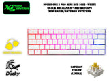 Ducky One 2 Pro Mini - Wired RGB Mechanical Keyboard | White | PBT Keycaps | 2022 Model