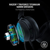 Razer Kraken V3 Hypersense - Wired USB Gaming Headset with Haptic Technology