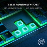 Razer Ornata V3 X - Low-profile Mecha-membrane Chroma RGB Keyboard