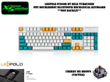 Leopold FC900R BT Milk Turquoise - Bluetooth Mechanical Keyboard | PBT Doubleshot