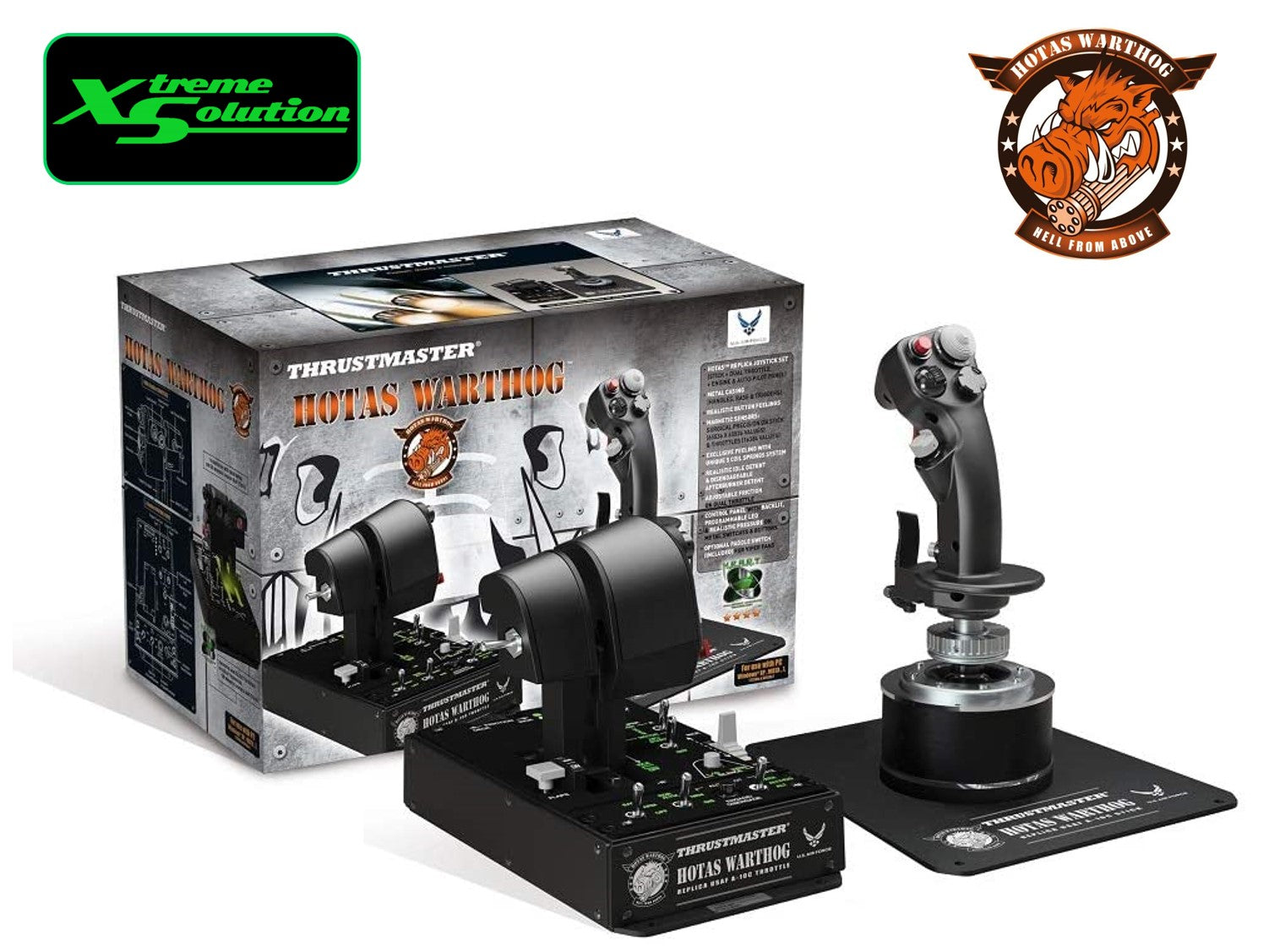 THRUSTMASTER HOTAS WARTHOG セット HOTAS WARTHOG™ Joystick | Thrustmaster U.S eShop
